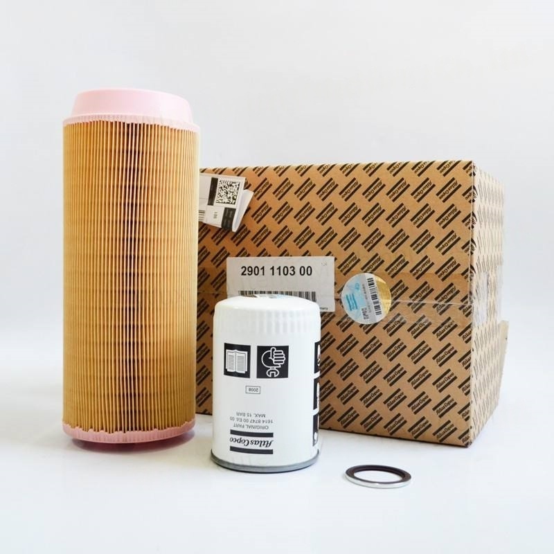 Atlas Copco Original Air Compressor Oil Filter Oil Separator Service Kit Industrial Compressor Parts Model 2901110300