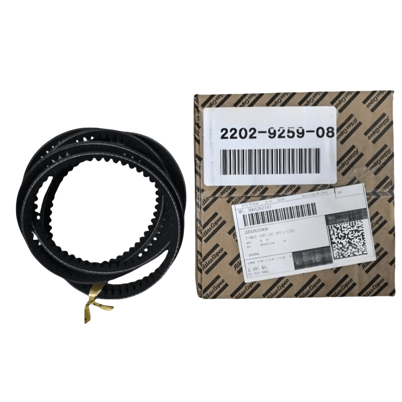 2202925908 Atlas Copco V-BELT (SET 2X) XPZ L=1250 AC FOR OIL INJECTED SCREW COMPRESSOR Original
