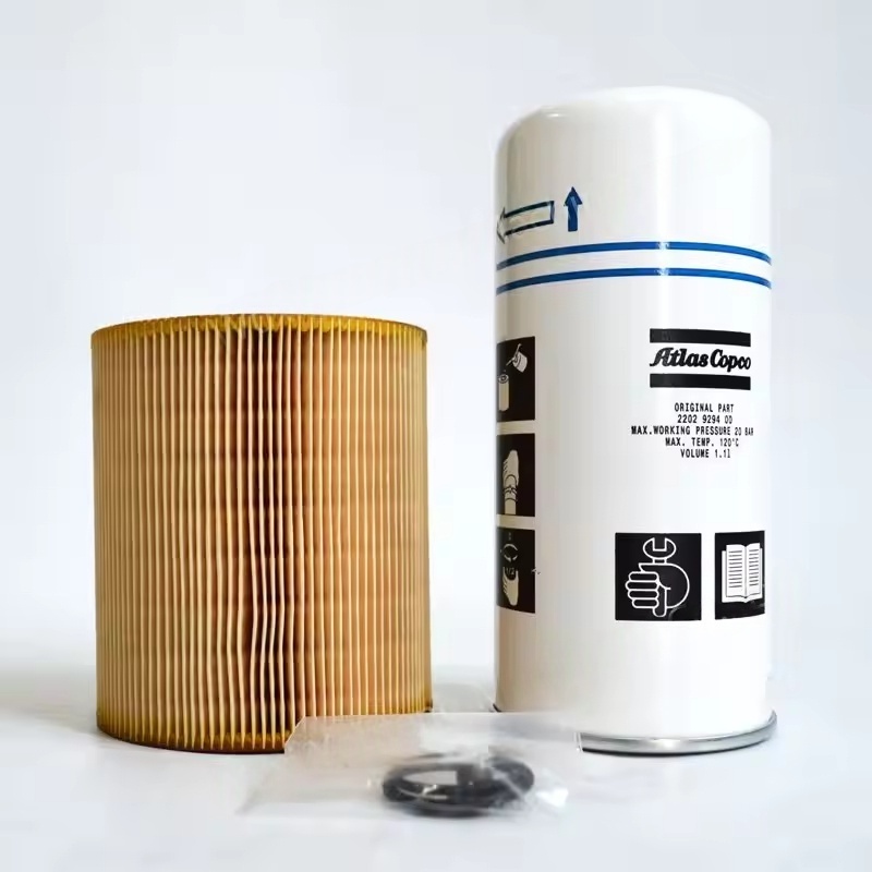 2901200610 Atlas Copco KIT FILTERS SEPARATOR FOR OIL INJECTED SCREW COMPRESSOR Original