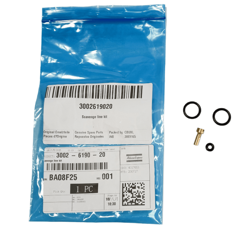 3002619020 ATLAS COPCO Air compressor Scavenge line kit