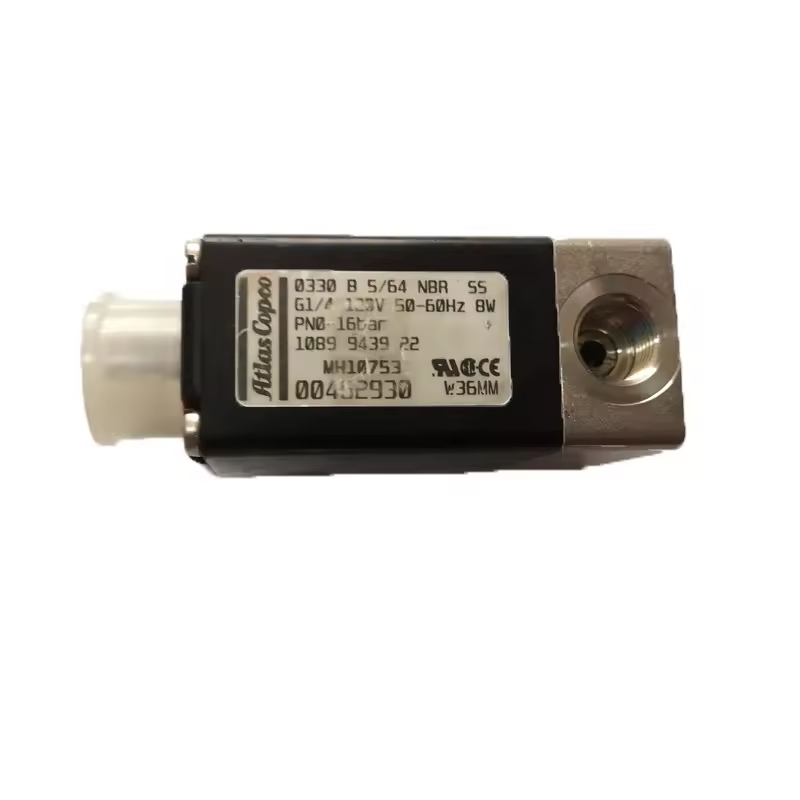 Spare Parts Oil-free Air Compressor Solenoid Valve for Atlas Copco 1089943922