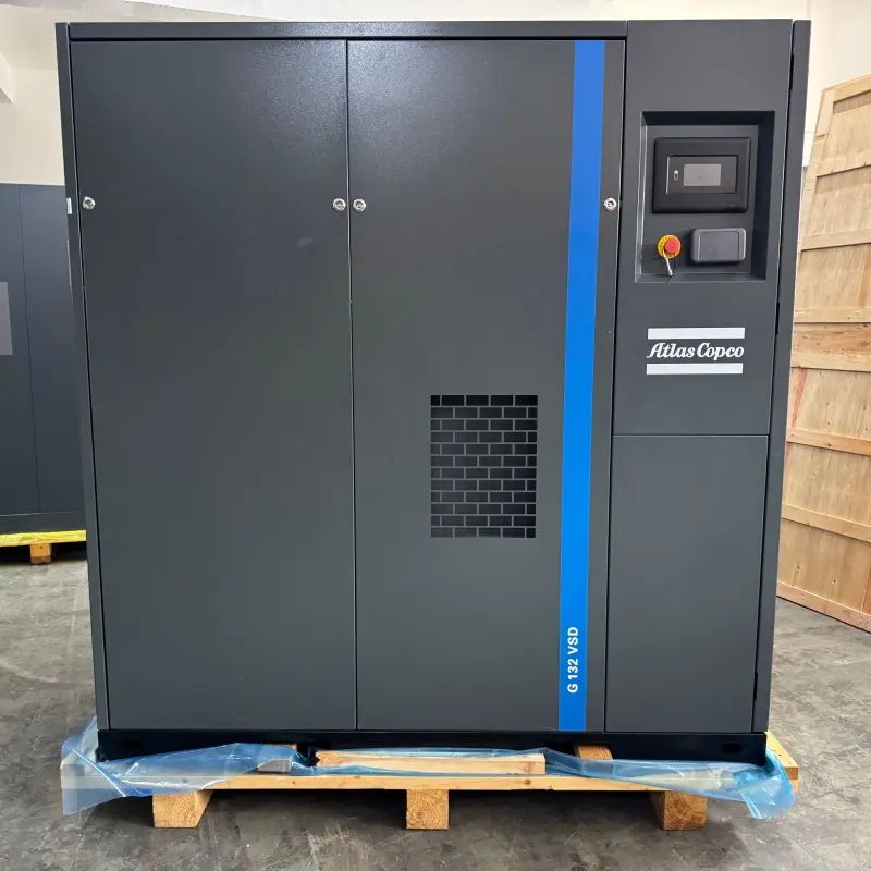 Atlas Copco G132VSD Oil Injected Screw Compressor 400V 50HZ Variable Speed Drive