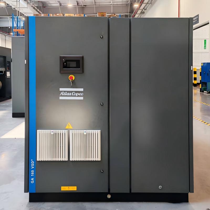 Atlas Copco GA160 VSD+ Oil Injected Screw Compressor