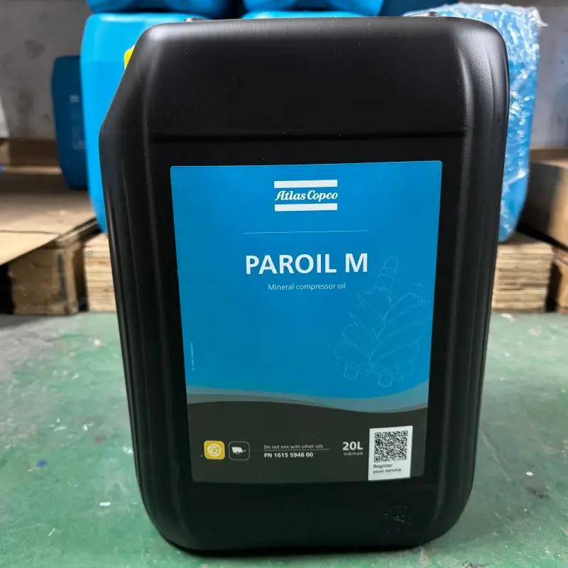 Atlas Copco Oil 1615594800 Paroil M Mineral Lubricant for Portable Compressors Genuine